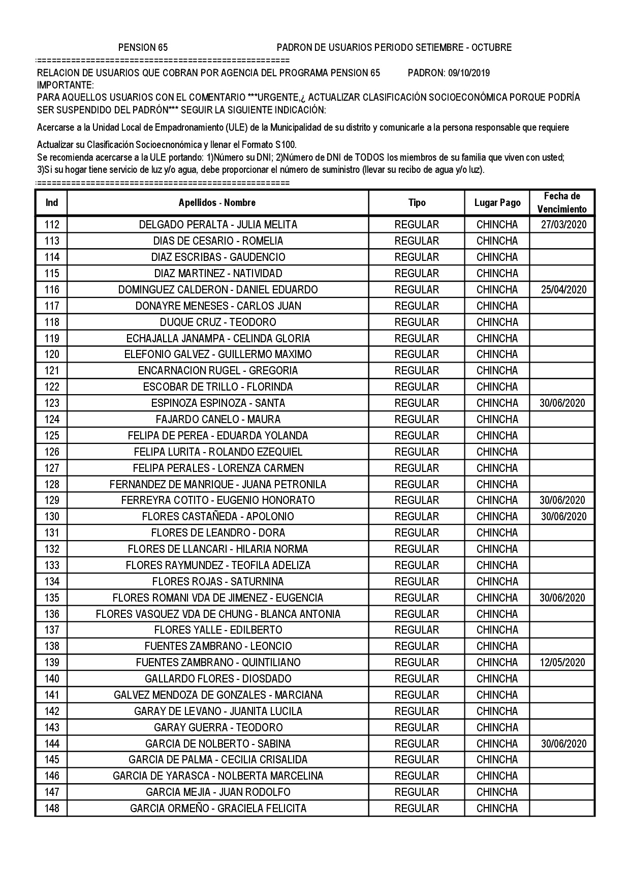 Padrón Pensión 65 - página 4